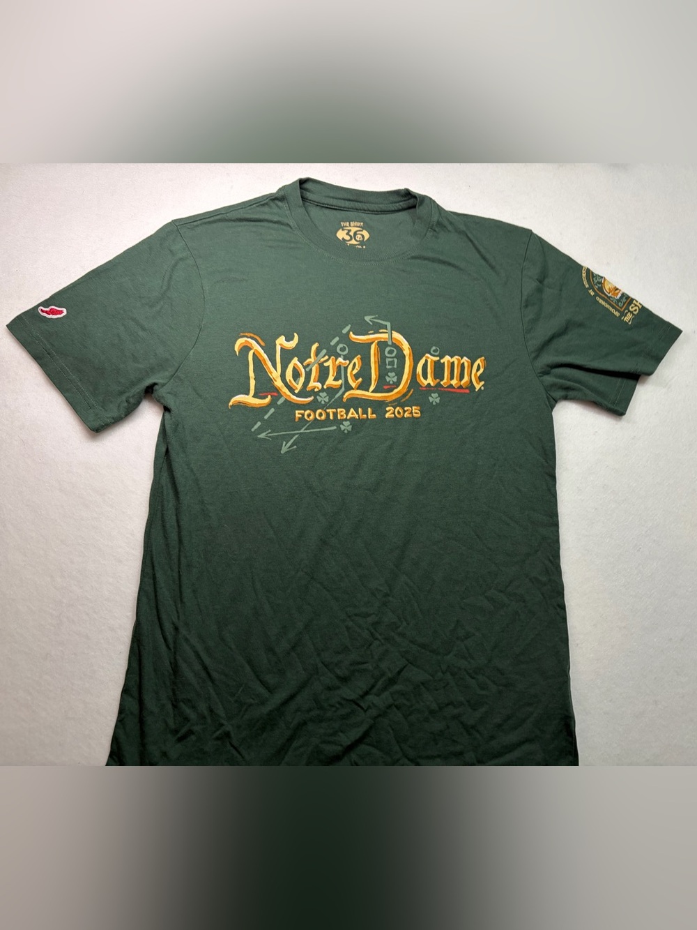 Notre Dame Football 2025 Short-Sleeve Graphic Tee - Green